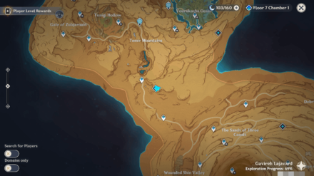 Genshin Impact - Time Trial Map Location 1