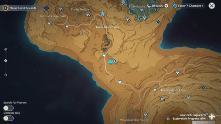 Genshin Impact - Time Trial Map Location 2