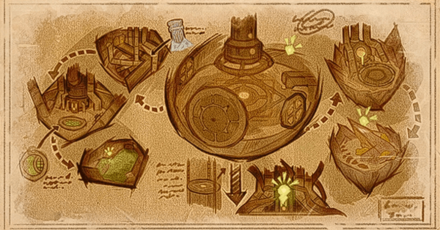 Genshin Impact How to Use the Farrwick to Link the Circuit and Activate the Machine Door Guide - Activate the Left Machine Door