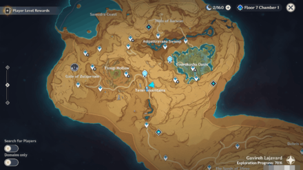 Genshin Impact - Time Trial Map Location 4