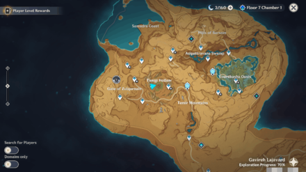 Genshin Impact - Time Trial Map Location 7