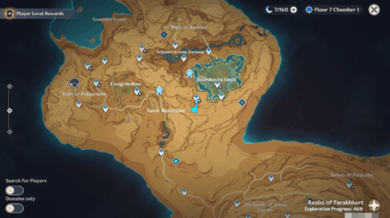 Genshin Impact - Time Trial Map Location 18