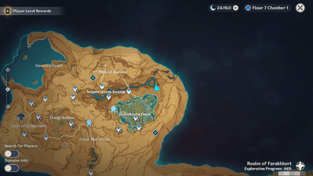 Genshin Impact - Time Trial Map Location 20