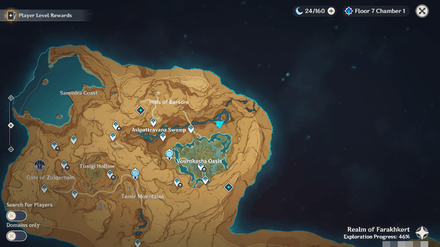 Genshin Impact - Time Trial Map Location 21