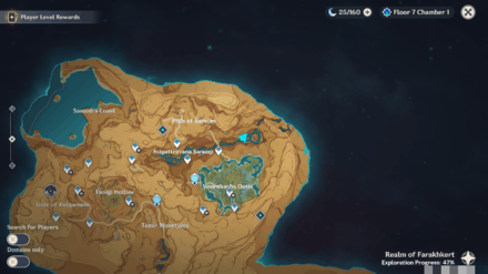 Genshin Impact - Time Trial Map Location 22