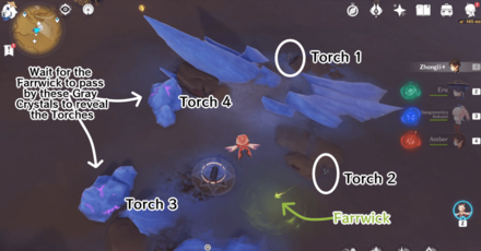 Genshin - Torch Puzzle 4 in Gavireh Lajavard