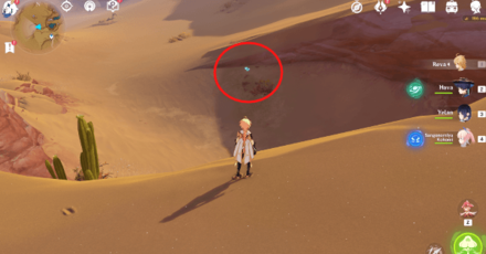 Genshin - 3.6 Desert Seelie Locations - Seelie #3