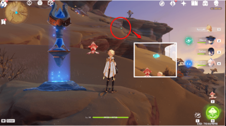 Genshin - 3.6 Desert Seelie Locations - Seelie #8