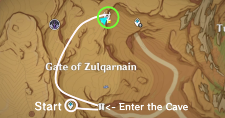 Genshin - Burgeoning Spirt Location 4 Step 2