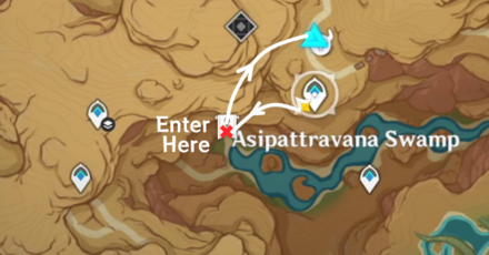 Genshin - Burgeoning Spirt Location 10 Step 1