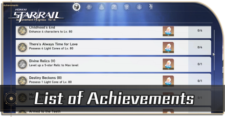 Honkai Star Rail - All Achievements and Playstation Trophies Banner