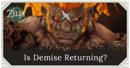 Zelda TOTK - Is Demise Returning