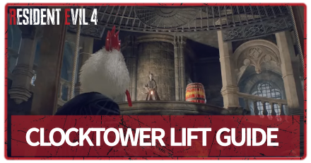 RE4 Remake Clocktower Lift Top Banner
