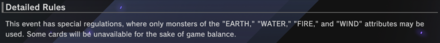 Master Duel - Attribute 4 Rules