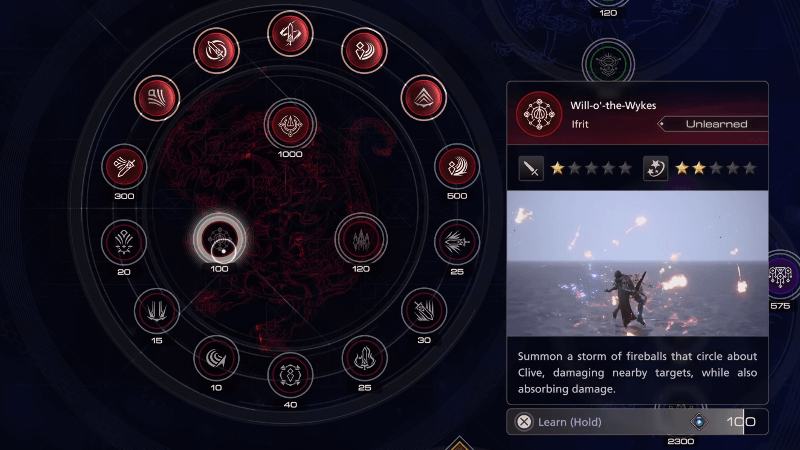 FF16 - Ifrit Abilities