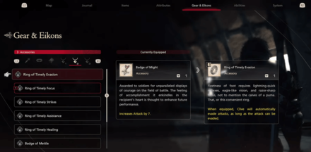 FF16 - Timely Accessories in Gear Loadout