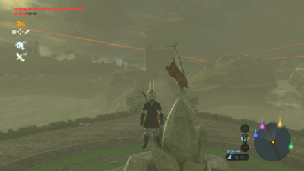 Botw - Lake Korok 62 Overworld View