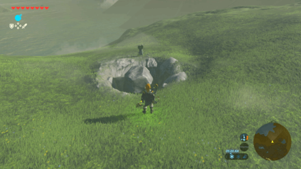 Botw - Lake Korok 54 Overworld View