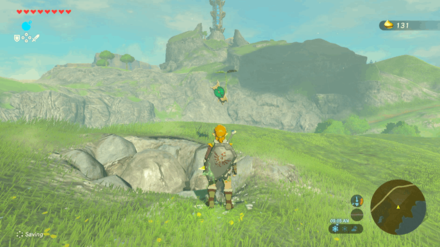 Botw - Lake Korok 56 Overworld View