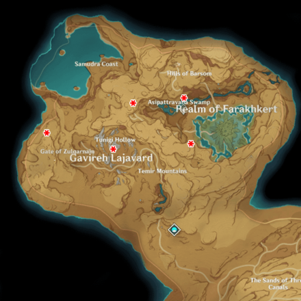 Genshin - Consecrated Beast Locations
