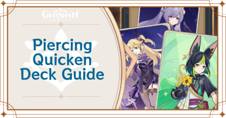 Genshin - Tighnari, Keqing, and Fischl, Piercing Quicken Deck Deck Build and How to Play