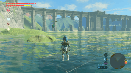 Botw - Lake Korok 59 Overworld View