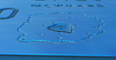 Pokemon Scarlet and Violet SV - Pokemon SV Area Zero Mysterious Plate Close Up