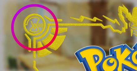 Pokemon Scarlet and Violet SV - Pokemon SV Logo Mysterious Plate