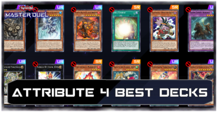 Master Duel - Attribute 4 Festival Best Decks Top Image