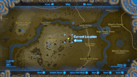 Botw - Satori Mountain Location