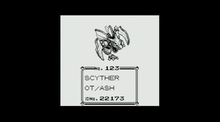 Pokemon Scarlet and Violet SV - Scyther Sprite Pokemon Red and Blue