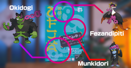 Pokemon Scarlet and Violet SV - DLC Legendary Trio in Poster