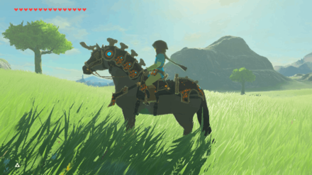 Zelda BOTW - Equip with Ancient Horse Gear to Increase Its Stats
