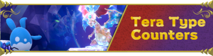 Pokemon Scarlet and Violet SV - Tera Type Counters