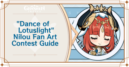 Genshin - Nilou Fanart Contest Guide Banner
