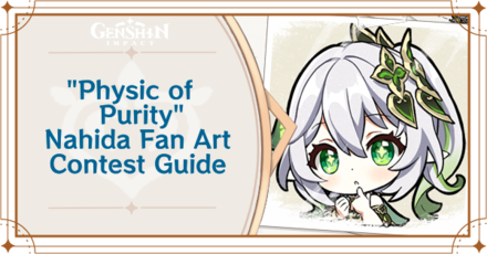 Genshin - Nahida Fan Art Contest Banner