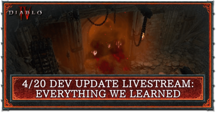 Diablo 4 - April 20 Developer Update Livestream (Everything We Learned)
