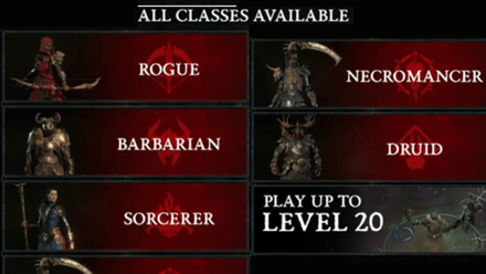 Diablo 4 Server Slam - All Classes Available