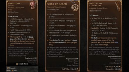 Diablo 4 - April 20 Livestream Unique Showcase