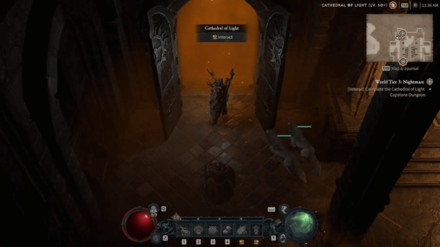 Diablo 4 - Cathedral of Light Capstone Dungeon Entrance
