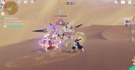 Genshin - How to Complete Fulminating Sandstorm Stage 2 - Defeat the Enemies