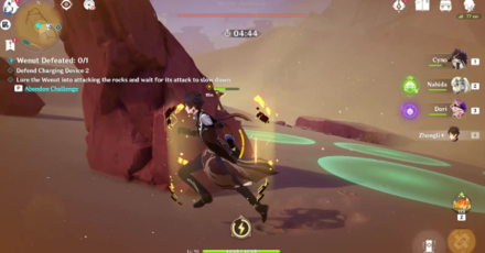 Genshin - Conclusion and Presentation - Destroy rocks