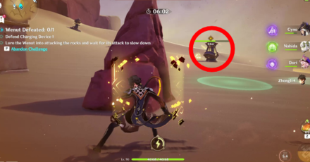 Genshin - Conclusion and Presentation - charge and defend the Charging Devices