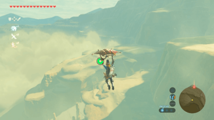 Zelda BotW - Fly from the Gerudo Tower