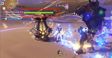 Genshin - How to Complete Fulminating Sandstorm Stage 5 - Defend the Charging Devices