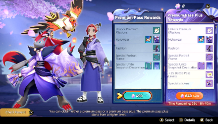 Pokemon UNITE - Battle Pass Season 15 Premium Pass.png