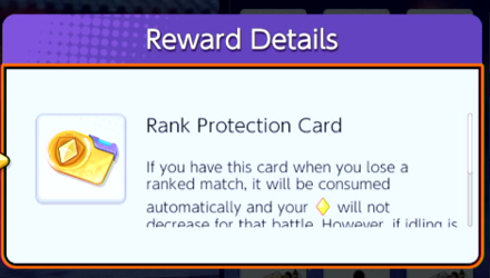 Pokemon UNITE - Rank Protection Card Detail.png