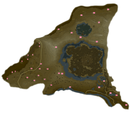 Woodland Forest Korok Seeds Map