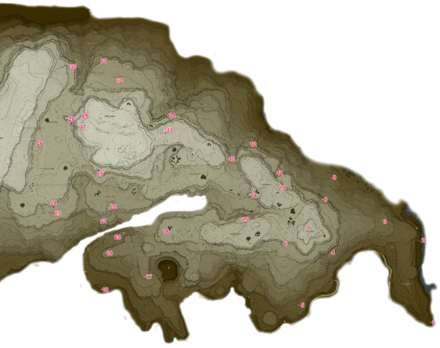 Gerudo Highlands (Gerudo Region) Korok Seeds Map
