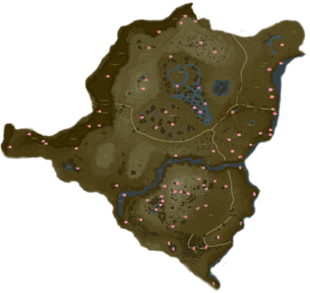 Ridgeland Korok Seeds Map